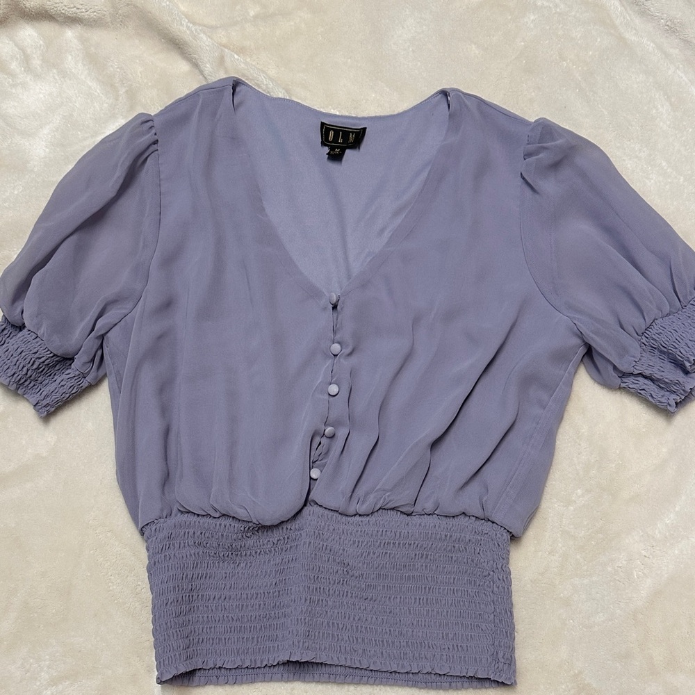 Elegant Women's Lavender Blouse